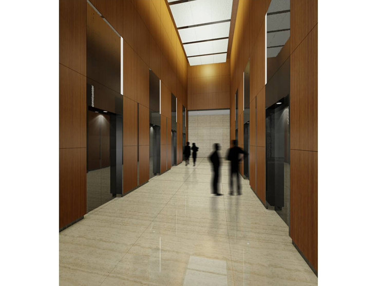写字楼电梯走廊装修设计